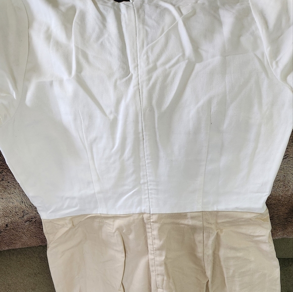 Beige and white dress - Picture 3 of 3